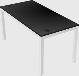 Rectangular desk