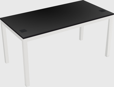 Rectangular desk