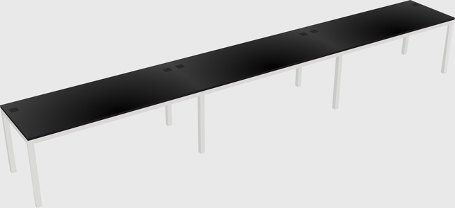 Rectangular desk