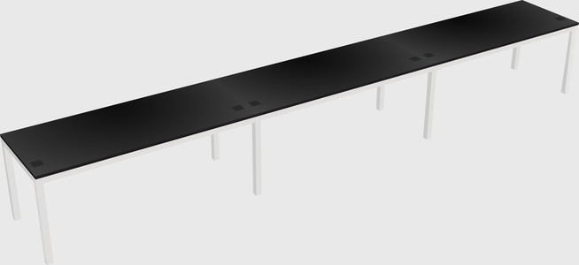 Rectangular desk