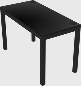 Rectangular desk