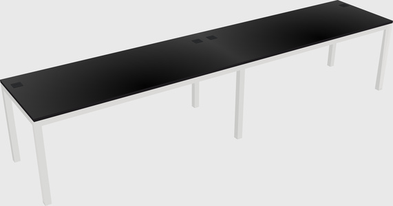 Rectangular desk