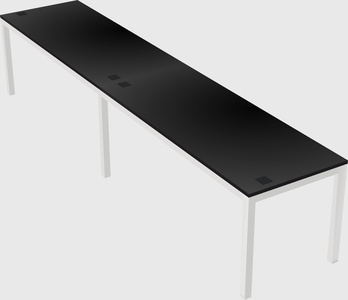 Rectangular desk