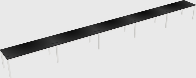 Rectangular desk