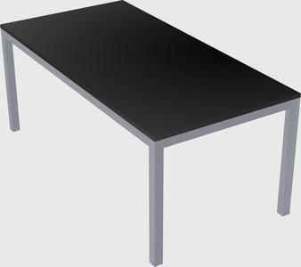 Rectangular desk