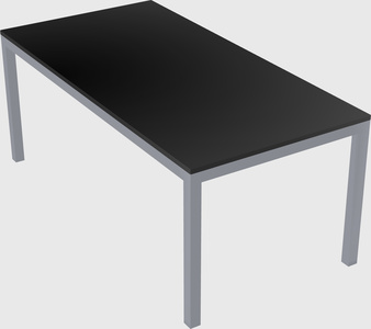 Rectangular desk