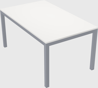 Rectangular desk