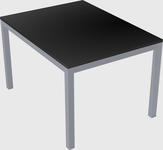 Rectangular desk