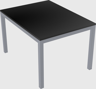 Rectangular desk