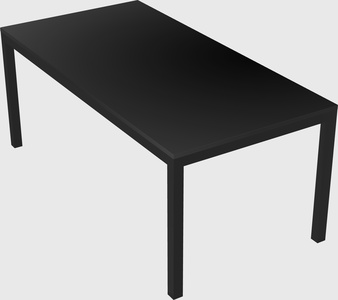 Rectangular desk