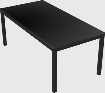 Rectangular desk