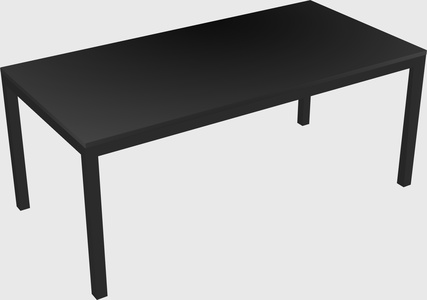 Rectangular desk