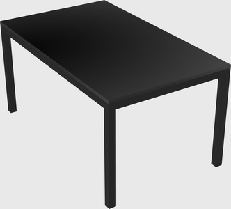 Rectangular desk