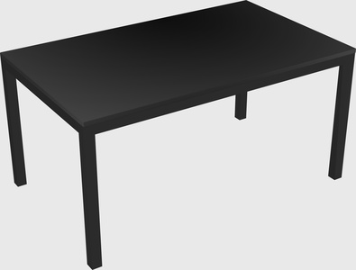 Rectangular desk