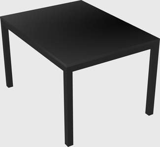 Rectangular desk