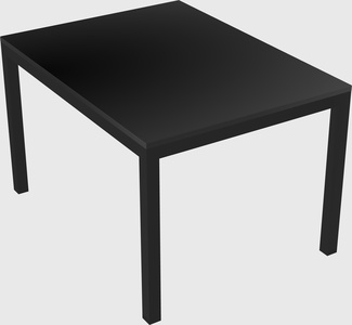Rectangular desk