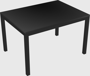 Rectangular desk