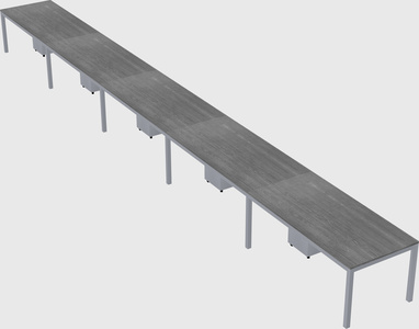 Rectangular desk