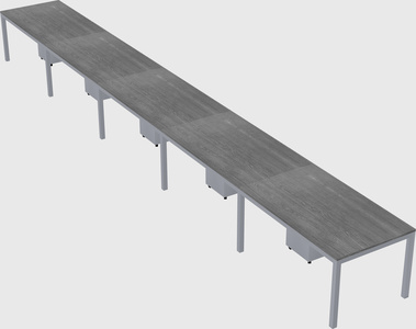 Rectangular desk