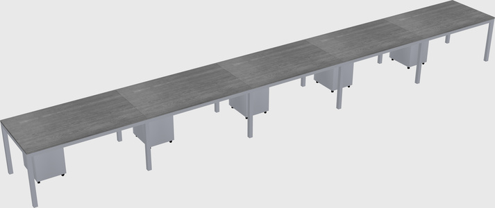 Rectangular desk