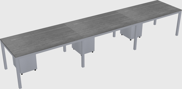Rectangular desk
