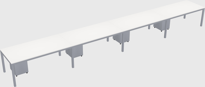 Rectangular desk
