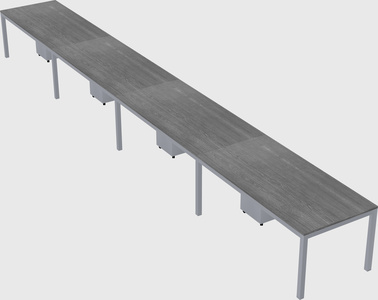 Rectangular desk