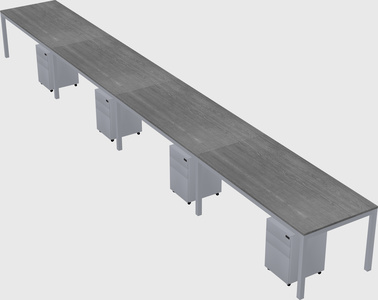 Rectangular desk