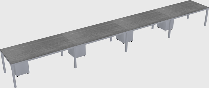 Rectangular desk