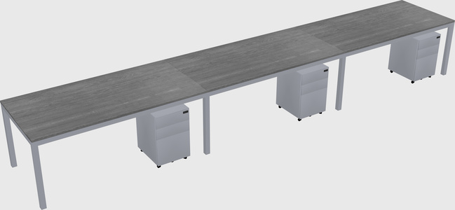 Rectangular desk
