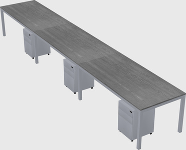 Rectangular desk