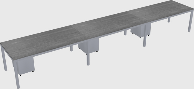 Rectangular desk