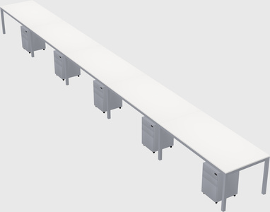 Rectangular desk
