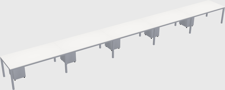 Rectangular desk