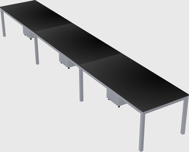 Rectangular desk