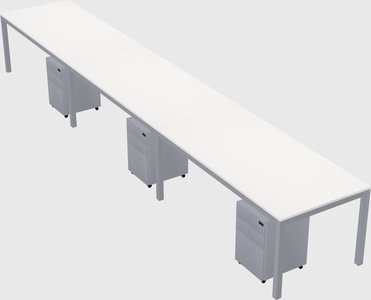 Rectangular desk