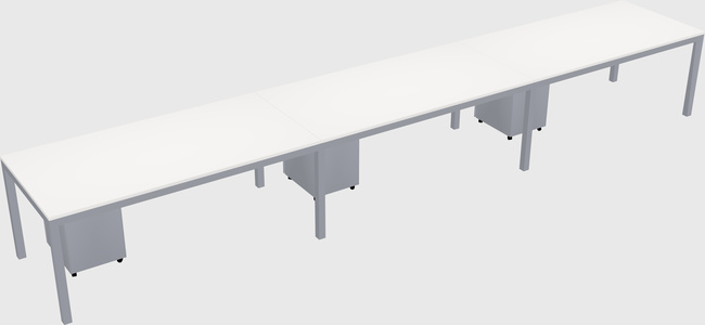 Rectangular desk