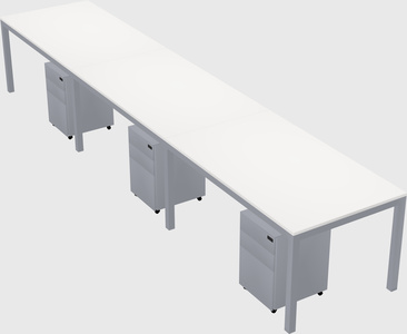 Rectangular desk