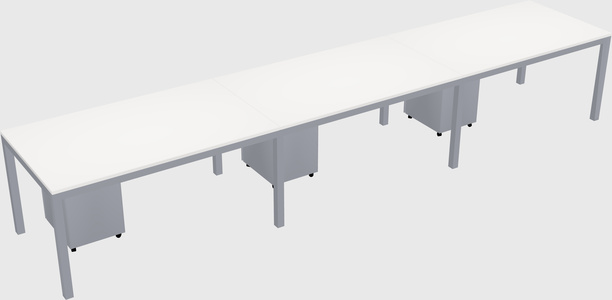 Rectangular desk