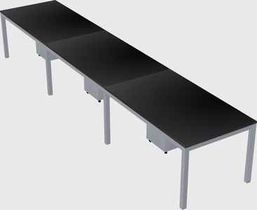 Rectangular desk