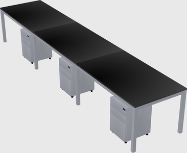 Rectangular desk