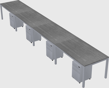 Rectangular desk
