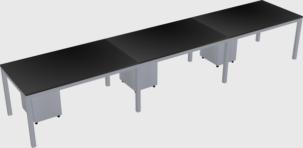 Rectangular desk