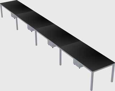 Rectangular desk