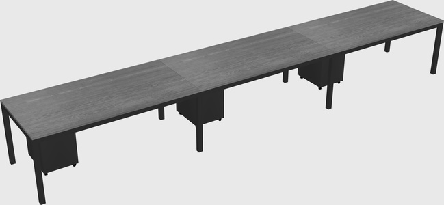 Rectangular desk
