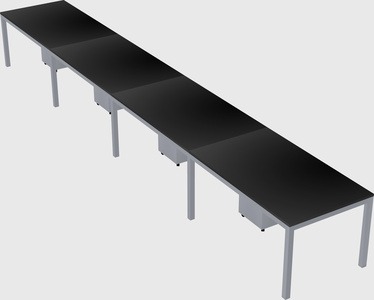 Rectangular desk
