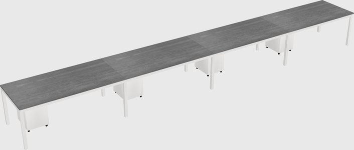 Rectangular desk