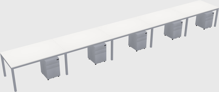 Rectangular desk