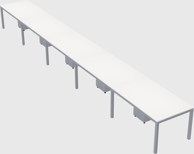 Rectangular desk