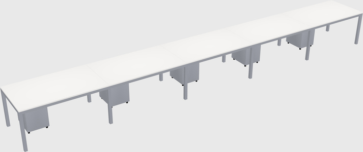 Rectangular desk